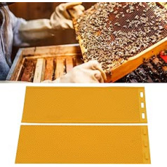 2 x 5.4 mm Beeswax Press Silicone Beeswax Foundation Leaves Press Embossing Machine Honeycomb Sheets Making Beekeeping Supplies 2 Sheets