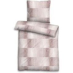 biberna 0003607 Gultas veļas komplekts ar spilvendrānu Comfort Fine Flannelette 1 x 155 x 200 cm un 1 x 80 x 80 cm Macchiato