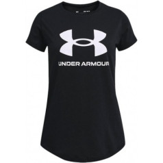 Under Armour T-krekls UA Y Live Sportstyle Graphic SS 1361182 001 / Melna / Junior M