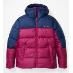 Marmot Jaka Wms Guides Down Hoody L Wild Rose/Arctic Navy