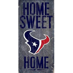 Fan Creations Houston Texans Schild Home Sweet Home, 15,2 x 30,5 cm