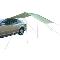 KENANLAN SUV Tent Tailgate Tent Shelter, 60 x 9 x 8 Awning Sun Protection SUV Tent Car Canopy Portable Camper Trailer Tent Roof Car Shelter for SUV MPV Hatchback Camping