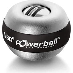 Powerball The Great Titan Autostart, apm. Diametrs: 8,2 cm, apm. 500 g,Alumīnija Korpuss Alumīnija Sudrabs