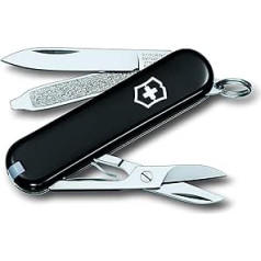 Victorinox Classic Colours Classic SD Pocket Knife, 7 Functions, Blade, Scissors, Nail File, Small, Blister Pack