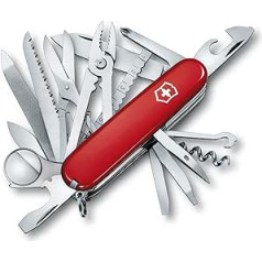 Victorinox Swiss Champ kabatas nazis (33 funkcijas, korķviļķis, koka zāģis, šķēres) sarkans