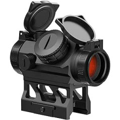 „Feyachi V30 2MOA Red Dot“ skydelis, automatinis įjungimas ir išjungimas, 1 x 20 mm kompaktiškas fluorescencinis taškinis skydelis, atverčiami objektyvo dangteliai