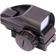 BigTron 4 Reticle Holographic Red Green Dot Sight Tactical Reflex Sight Scope for Rifle Airgun with 20 mm Rail Mount