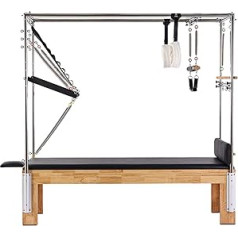 Extended Version Wooden Pilates Cadillac Trapeze Table Equipment for Home Studio Pilates Reformer Machine for Workouts