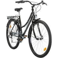 Multibrand Distribution Probike 26 City Bicycle 6 Speed Urban City Bikes vīriešiem, sievietēm, Unisex 455 mm