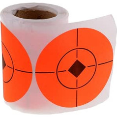 XBF-BAIZ, Fluorescent Adhesive Target, 3 collu papīra mērķis, medības, šaušanas treniņi, peintbola piederumu komplekts 100