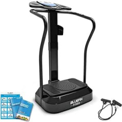 Bluefin Fitness Vibration Plate | Pro Model | Upgraded Design with Silent Motors | Comes with Built in Speakers