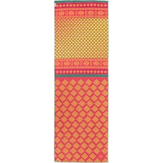 Bodhi Yoga Towel Grip² — Art Edition (sarkans/dzeltens/Safari Sari)