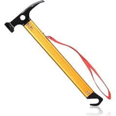 Camping Hammer Mallet Tent Stake Remover Multi-functional Tent Stake Hammer 3 Colors