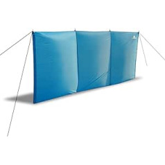 Outdoorer Aeolus II Beach Windbreak - ideāls vēja un privātuma ekrāns pludmalei un dārzam 3 mx 1,3 m, t.sk. Smilšu mietiņi, UV 60, gaiši, mazs iepakojuma izmērs.