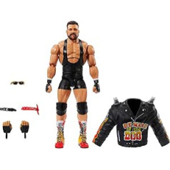 Mattel WWE Rick Steiner Elite kolekcijas asa sižeta figūra ar piederumiem, artikulāciju un reālistiskām detaļām, kolekcionējams 6 collas (HKP08)