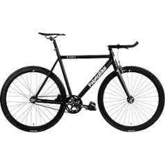 FabricBike vieglais fiksētā ātruma velosipēds, viena ātruma Fixie cietā rumba, alumīnija rāmis un dakša, 28 collu riteņi, 4 krāsas, 3 izmēri, 9,45 kg (M izmērs)