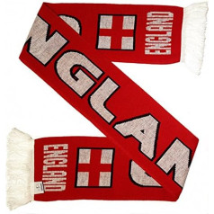 Euroscarves England Football Trikotāžas šalle, sarkana