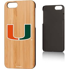 Keyscaper NCAA Miami Hurricanes bambusa futrālis iPhone 6/6S