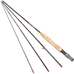 8ft 3-4W or 5-6W Graphite Carbon Fiber Fly Rod Light Feel Medium Fast Action Freshwater Fly Rod