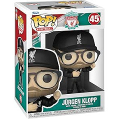 Funko pops! Futbols: Liverpūle - Jirgens Klops - Liverpool FC - Vinila kolekcionējama figūra - Dāvanas ideja - Oficiālās preces - Rotaļlieta bērniem un pieaugušajiem - Sporta fani - Modelis kolekcionāriem