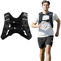 GYMAX svara veste spēka treniņiem, skriešanai, fitnesam