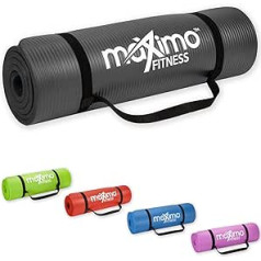 Maximo Fitness Mat - Thick Premium Yoga Mat - 183cm Length x 60cm Width x 1.2cm (12mm) - Multipurpose Use - Perfect for Yoga, Pilates, Gym, Sit-ups and Stretching.