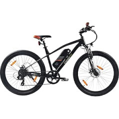 SachsenRAD E Bike R6 26/27.5/29 collu kalnu velosipēds elektriskais velosipēds 100km/150km, 250W motors 36V akumulators līdz 25km/h, 7 ātrumu LED gaisma, TÜV disku bremzes MTB sieviešu vīriešu velosipēds