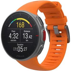 Polar Vantage V Unisex pieaugušo pulsometrs ar GPS., oranžs, m/l