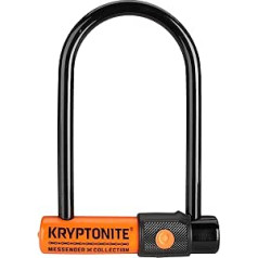 Kryptonite Messenger Mini Bicycle Lock 2017 Cable, melns/oranžs