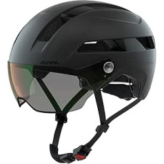 Alpina veloķivere City SOHO Visor V izmērs. 51-59 cm, matēts melns