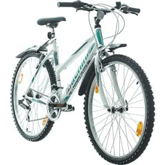 Multibrand Probike 6th Sense, 66 cm, kalnu velosipēds, Shimano, 18 ātrumi, meiteņu velosipēds un sieviešu velosipēds, piemērots 155 cm - 175 cm