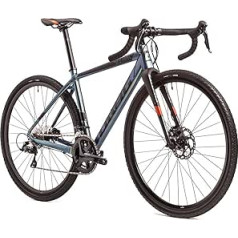 Airtracks 28 collu vīriešu grants velosipēds Sterrato 5.0 velosipēds ar 2 x 9 ātrumu Shimano Sora RD-R3000 — UD oglekļa dakša — rāmja augstums 52 cm un 55 cm — modelis 2023