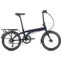 Tern Link D8 CB19PNDO08HDR Unisex velosipēdu salokāms velosipēds 8 ātrumi 20 collas tumši zils