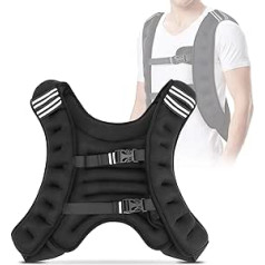 10 kg Weighted Vest, Exercise Weighted Vest Fully Adjustable for Running Training Workout Jogging Walking Gym Strength Training