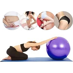 Terryshop74 Aufblasbarer Gymnastikball für Yoga und Fitness, mit aufblasbarem Aufsatz, trägt 180 kg, 2 Größen erhältlich