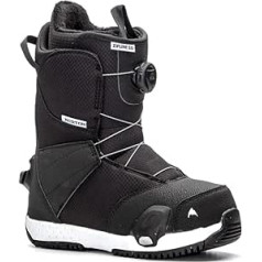 Burton Zipline Step On Kids Snowboard Boots 2020-4.0/Black