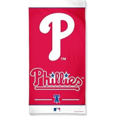 WinCraft MLB PHILADELPHIA PHILLIES Fiber pludmales dvielis 75 cm x 150 cm