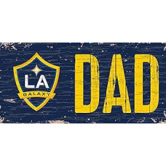 Fanu darbi MLS Los Angeles Galaxy Unisex LA Galaxy DAD Sign Team krāsa 6x12