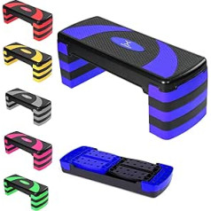 MAXSTRENGTH Aerobic Stepper Cardio Fitness Step Board 3 līmeņu mājas fitnesa bloks