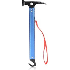 Keenso Camping Hammer Telts āmurs āmurs telts mietiņiem Peg Hammer Pārnēsājams kempingiem, Bivvy Outdoor Sports