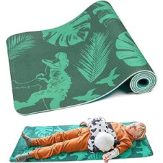 Myga Childrens Yoga Mat - Eco-Friendly Yoga, Exercise and Fitness Mat for Kids - Features 8 Yoga Poses on the Reverse of the Mat - Non-Slip, Extra Grip & Multi-Purpose Mat - Various Designs