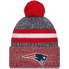 New Era NFL New England Patriots Oficiālā 2023. gada Colorway Sideline adīta ziemas cepure, komanda