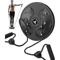 Breaking Limits Waist Twister, Twist Waist Disc Board, Turntable, Balance Board for Abdomen, Legs, Buttocks, Hips, Includes Handles, Balance Trainer, Turntable, Ideal for Home Use