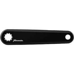 Miranda Unisex Delta Cranks Black 155mm