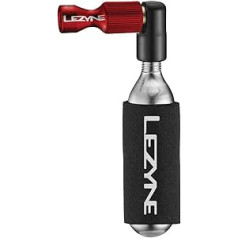 Lezyne CO2 sūknis Trigger Drive CNC sarkans-glancēts 16g, 1-C2-TRDR-V111 mini sūknis