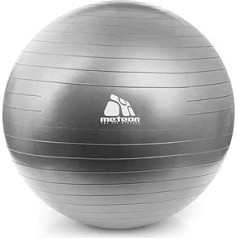 meteor Exercise Ball Fitness Ball Swiss Ball Extra Thick Non-Slip Pregnancy Maternity Yoga Pilates Gym and Home Exercise Available in 4 Sizes 55, 65, 75, 85 cm with Quick Pump