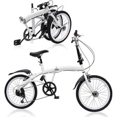 Lightakai 20 collu saliekams velosipēds pieaugušajiem ar 7 pārnesumiem salokāms velosipēds vīriešiem un sievietēm pilsētā un kempingā