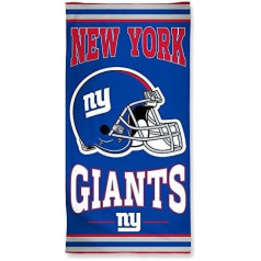 WinCraft NFL New York Giants pludmales dvielis, šķiedra, 4,1 kg, 30 x 60 cm