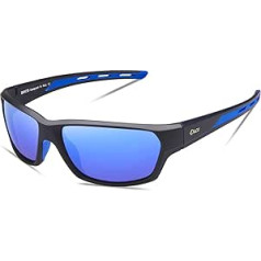 Duco Men’s Polarised Sports Sunglasses/Bicycle Sunglasses with UV400 Protection, for Driving, Running, Cycling, Fishing, Golf, TR90 6201