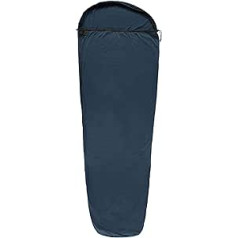 Meru Micro-Fleece Mummy Liner Navy Right